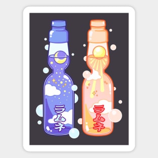 Ramune Sun + Moon Magnet